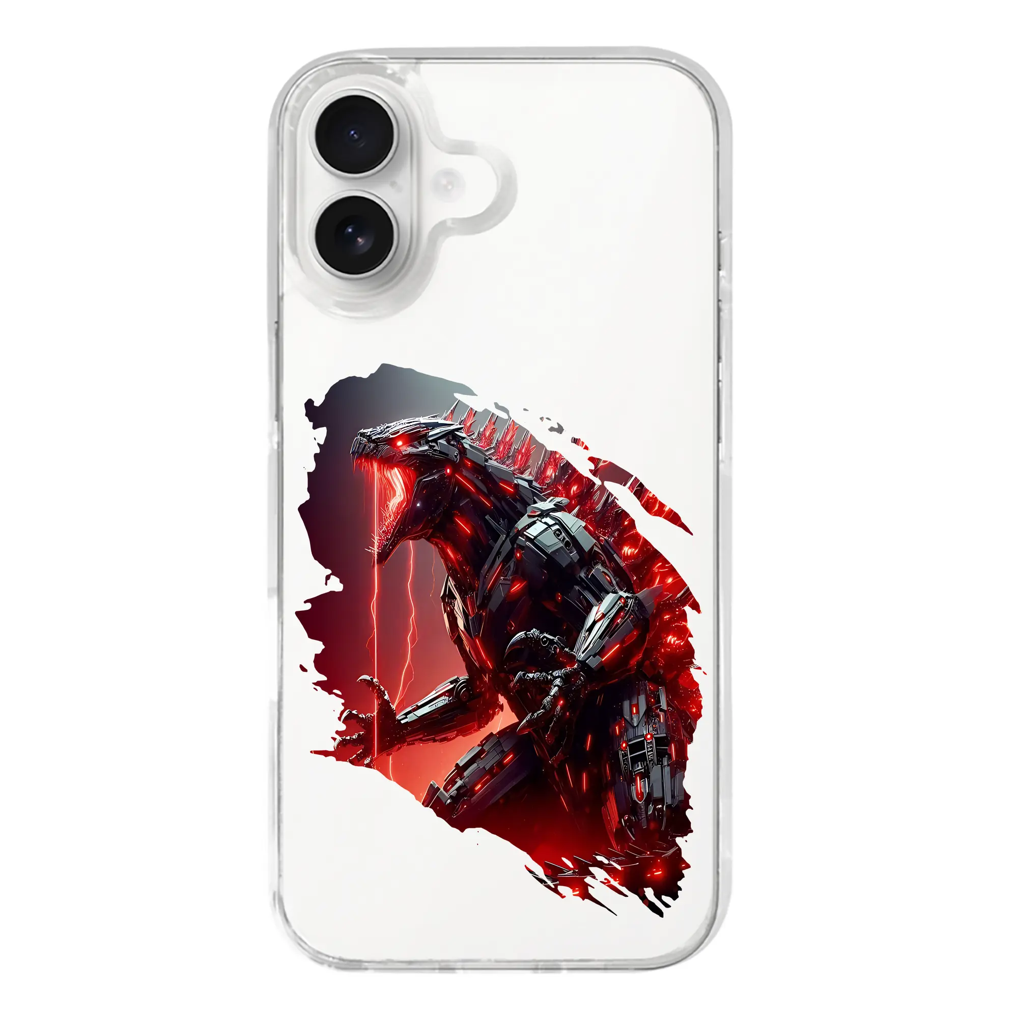 ゴジラ グッズ,メカゴジラ - iPhone 17シリーズ 透明スマホケース – 薄型・耐衝撃・精密フィット保護カバー